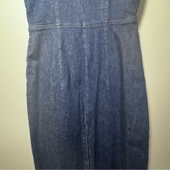 Reformation Delphinia Denim Dress Size 8 - Picture 7 of 16